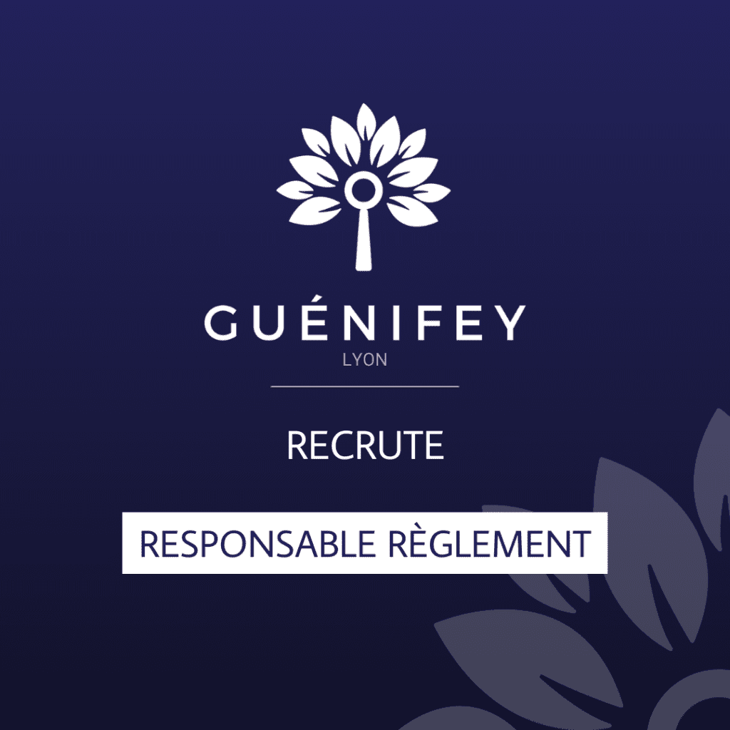 Guénifey Lyon recrute un/e responsable règlement