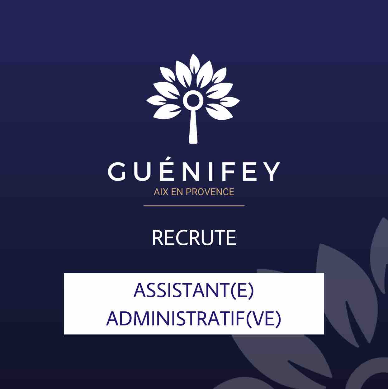 Guénifey recrute un(e) Assistant(e) Administratif(ve)